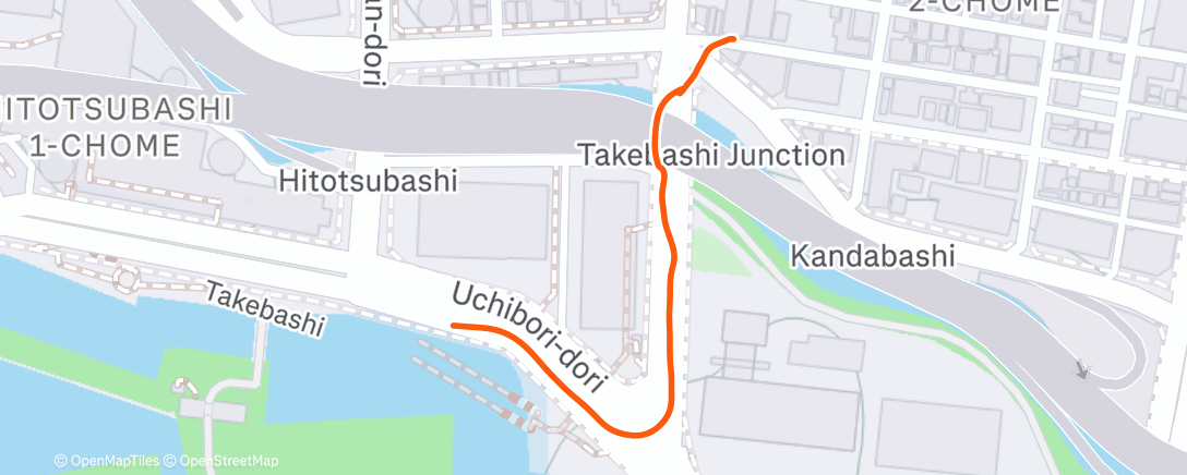 Map of the activity, カームダウン