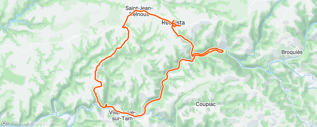 Carte de l'activité