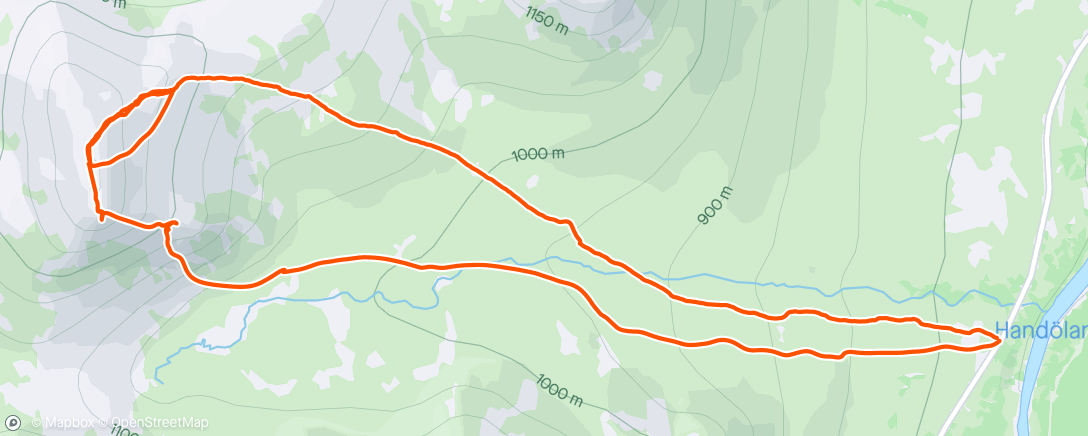 Map of the activity, Topptur