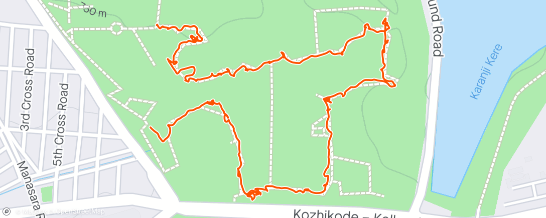 Карта физической активности (Zoo walk)