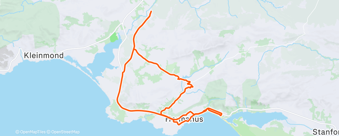 Карта физической активности (Morning E-Bike Ride)