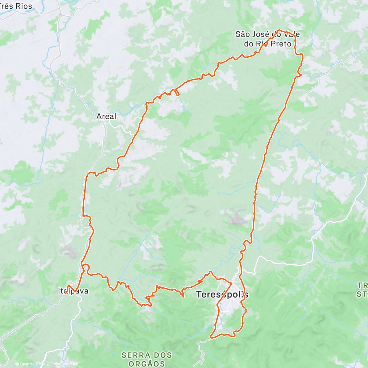 Mappa dell'attività Volta de São José