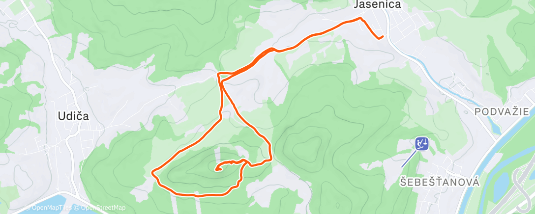 Mappa dell'attività Morning Run,Klapy, 5th