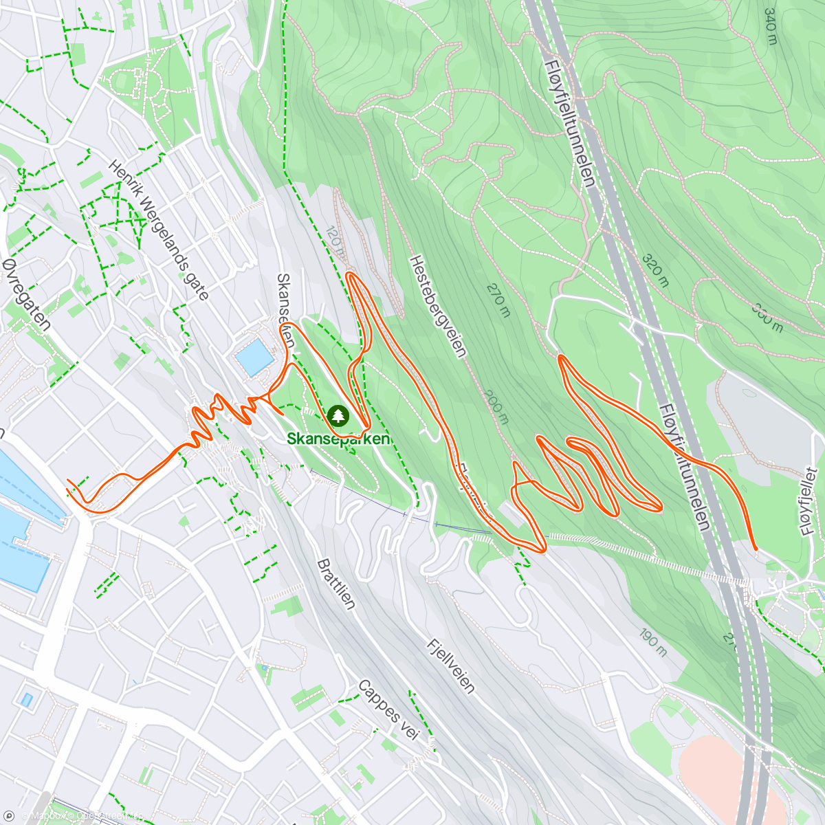 Map of the activity, Oppvarming til Bryllup 🤩