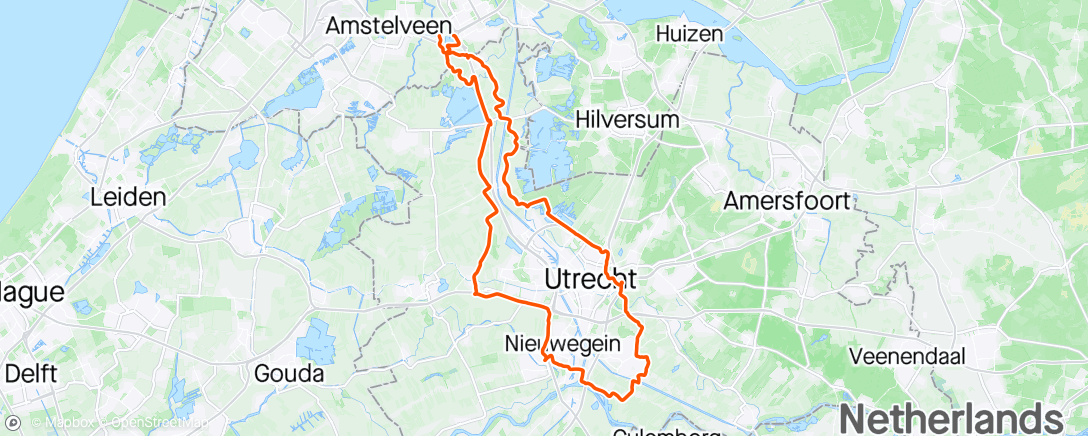 Map of the activity, "ik rijd wel een stukje mee, moet ik alleen even zorgen dat ik niet dwars door Utrecht terug ga"
