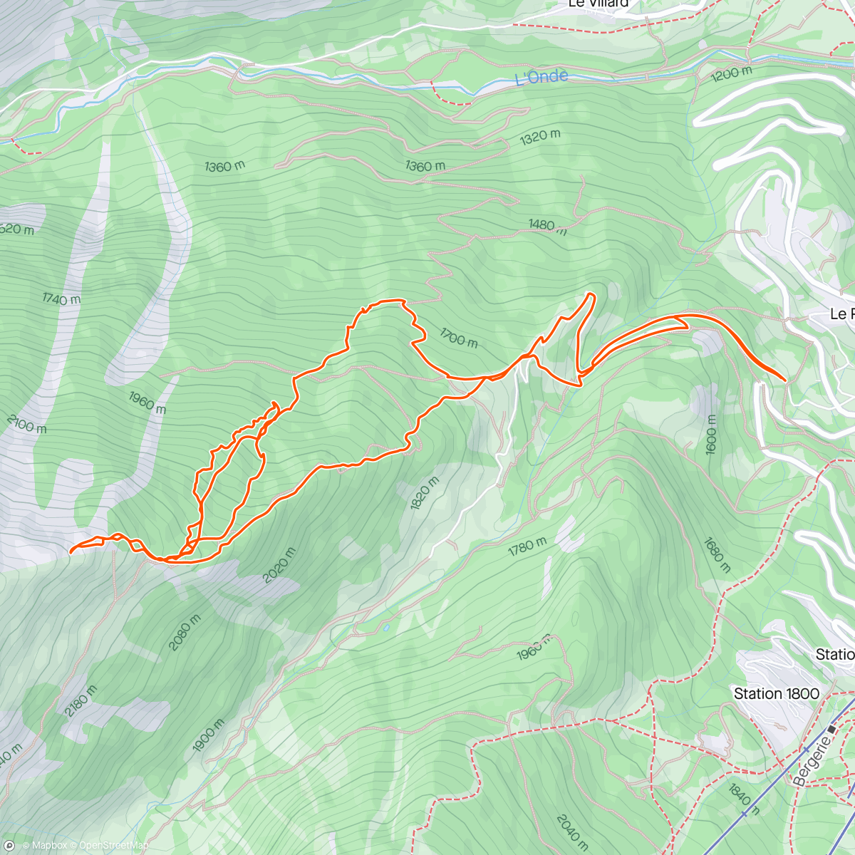 Map of the activity, SDR J5 enfin la neige ❄️🎿