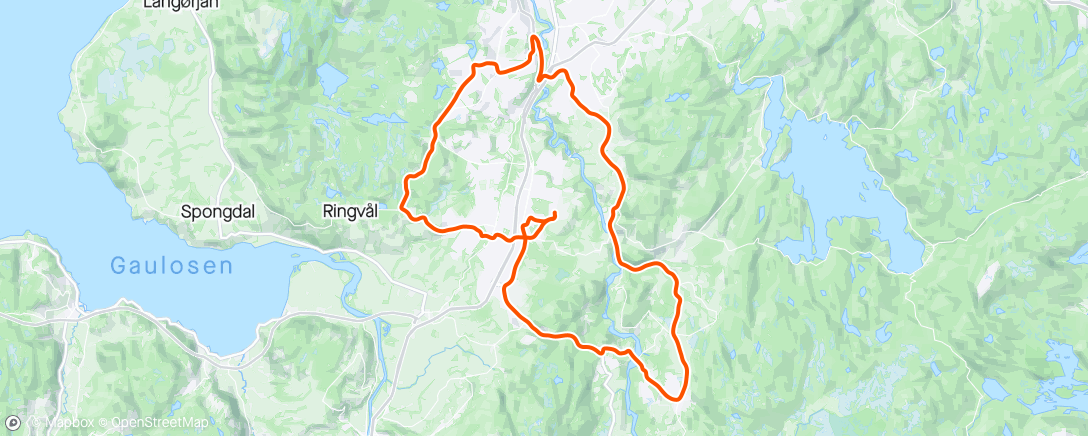 Map of the activity, Evening Ride, MTB ☀️