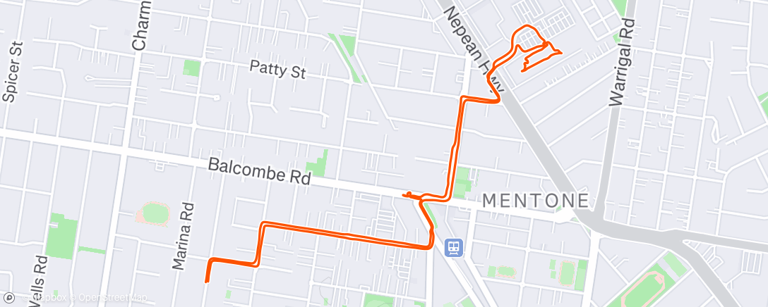 Map of the activity, Afternoon Ride