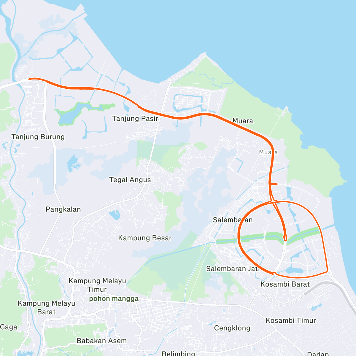 Map of the activity, PIK easy 🚴🏻‍♀️ride