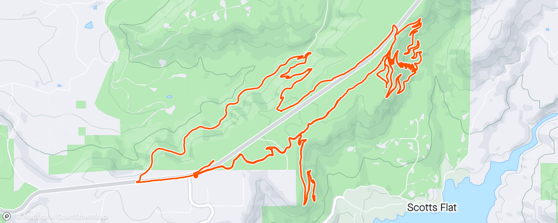 Map of the activity, Nevada City w/ Tom & Sean