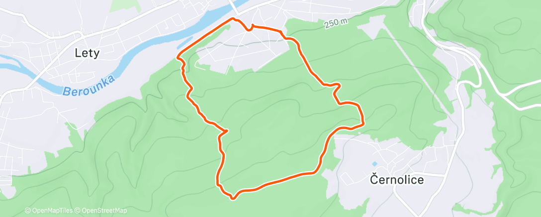 Map of the activity, Morning Ride
