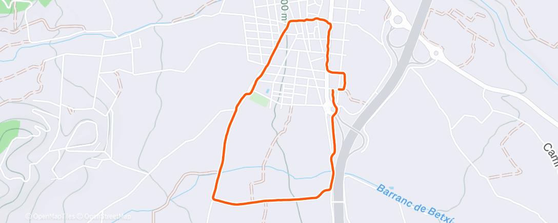 Map of the activity, 🦮🚶🏽‍♂️