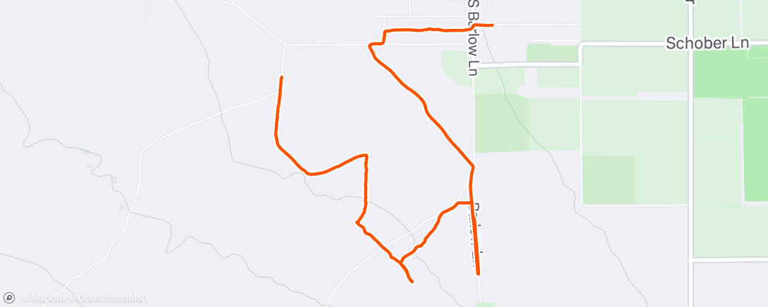 Map of the activity, Morning Trail Run