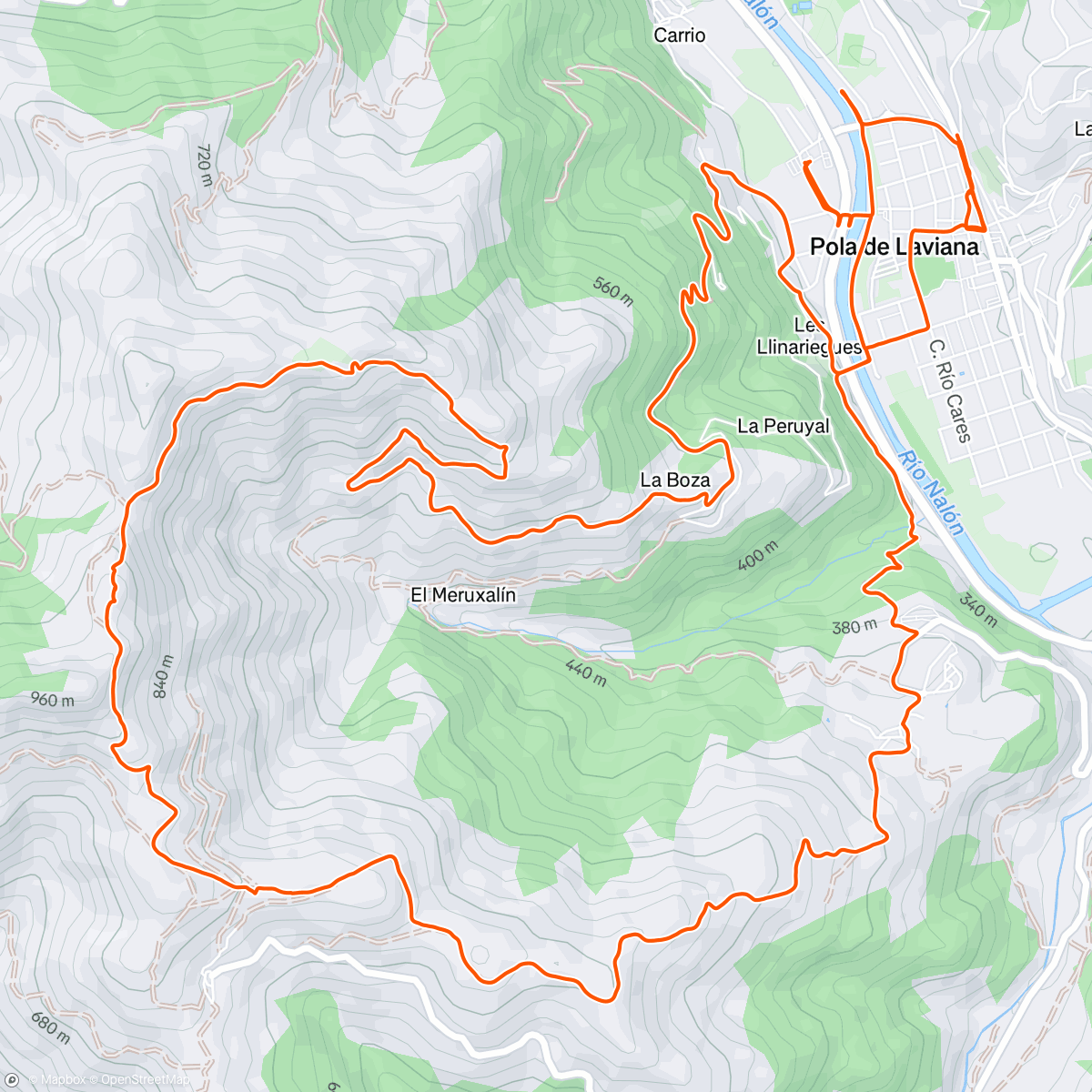 Map of the activity, Afternoon E-Bike Ride