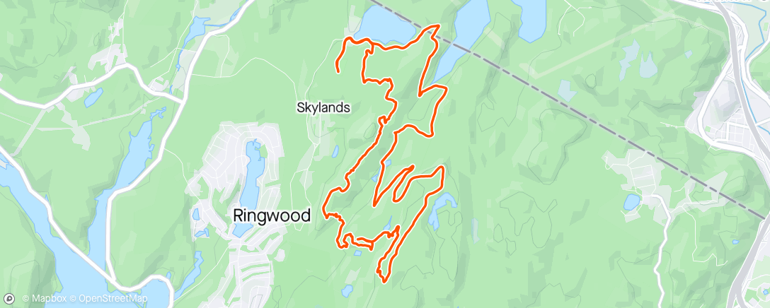 Mappa dell'attività Ringwood Recon