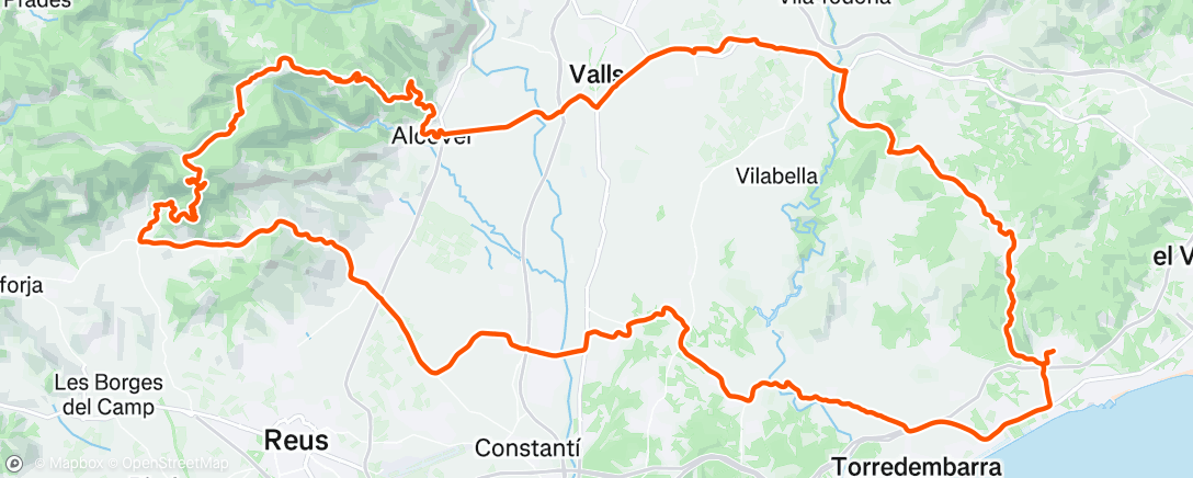 Map of the activity, tucson vibes except roads with turns and without potholes and drivers that dont want to end your life