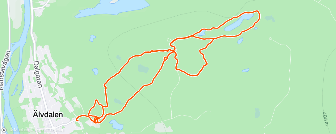 Map of the activity, Kåsacomeback 🐐