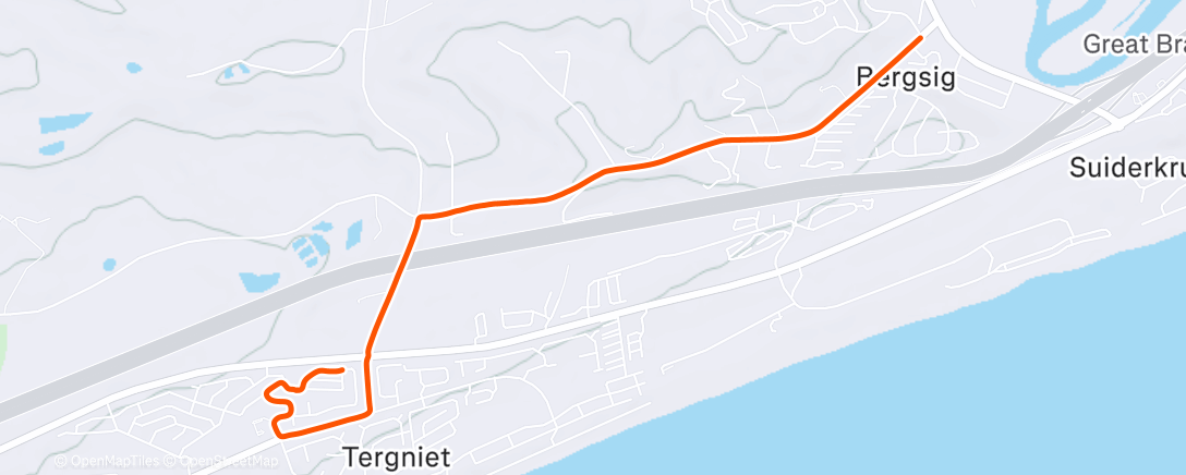 Map of the activity, Morning Mountain Bike Ride