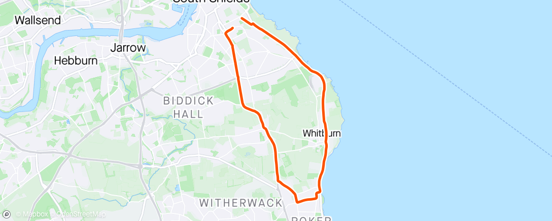 Map of the activity, 10+ with Ben - Bang on Marathon pace 💪🏻👍🏻☀️ 🏖️