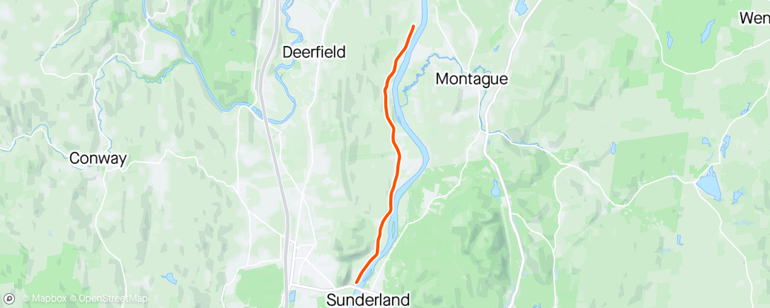 Mapa da atividade, NCC Deerfield TT