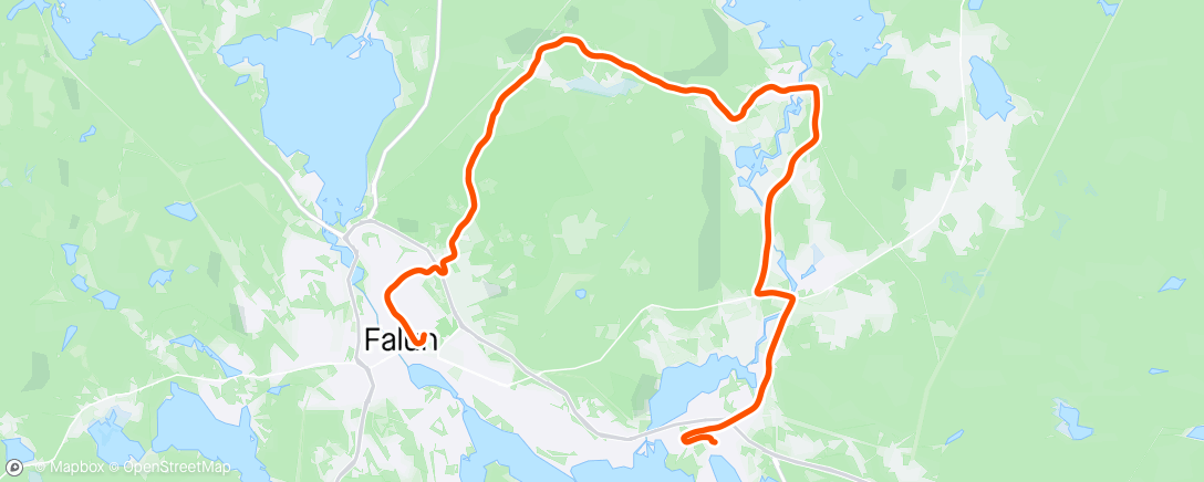 Mapa da atividade, Via Skuggarvet till nattjobb☀️👍