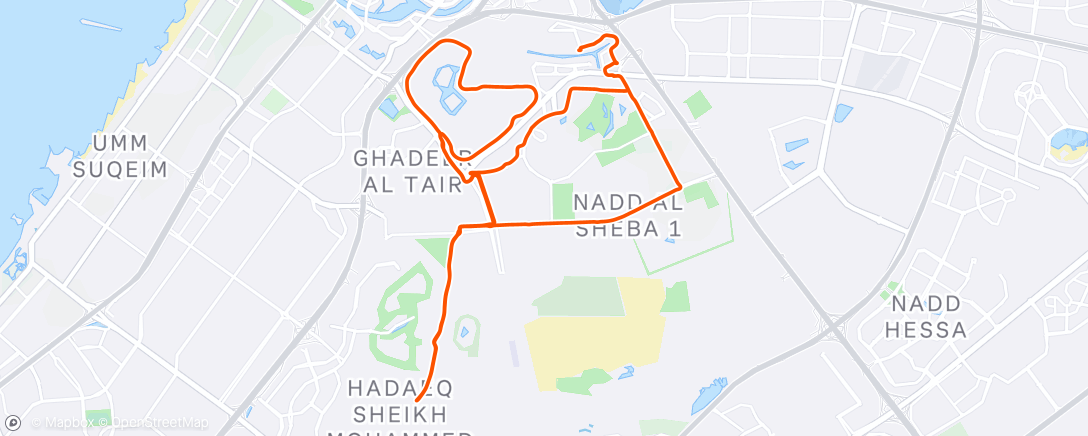 Mapa de la actividad (Mittagsradfahrt)