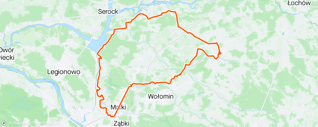 Map of the activity, Trochę szutry 🙈 no i dużo wiatru 🤷