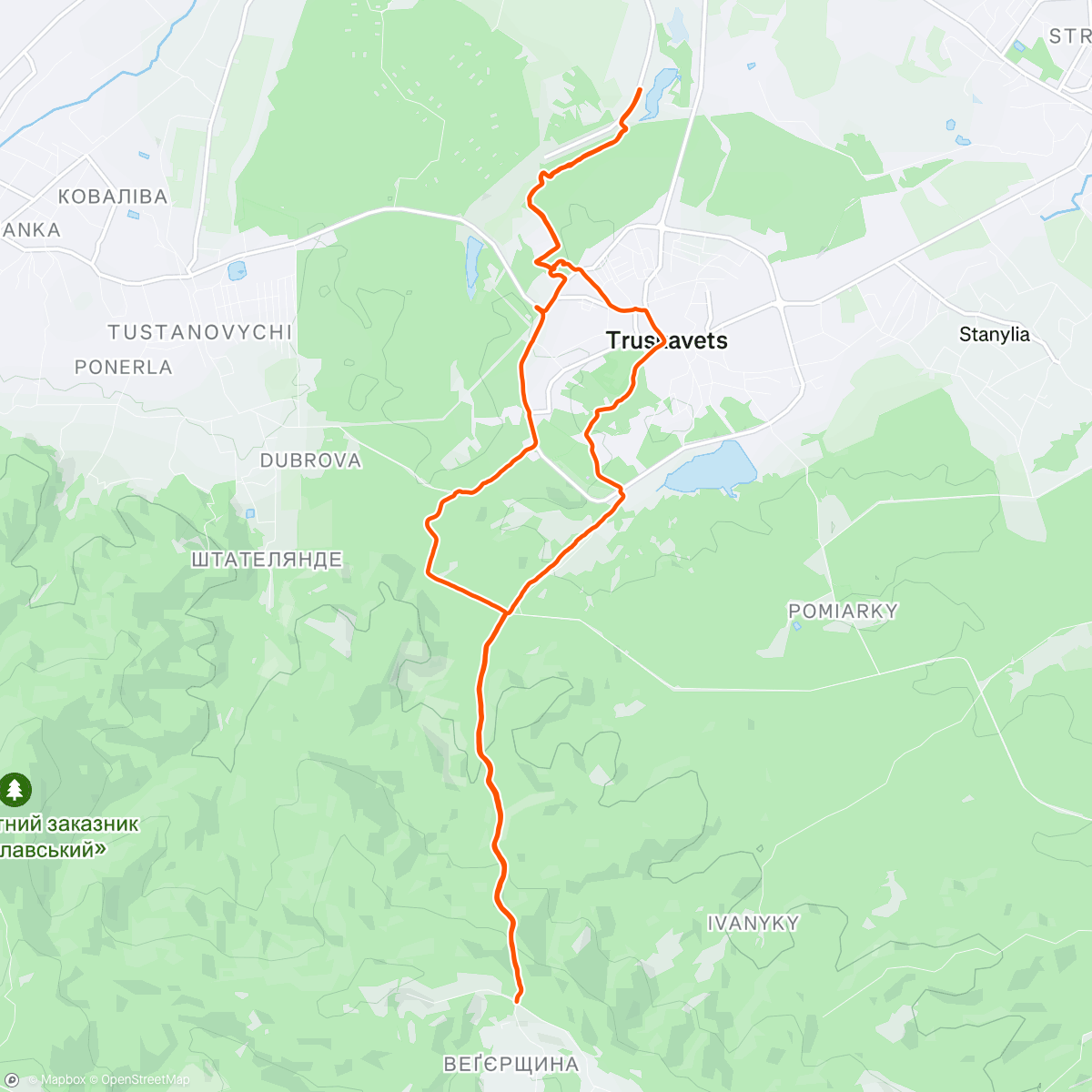 Map of the activity, Dumping stress with a long run in the mountains. 🌄 Testing my new trail gear by Black Diamond. 🎒