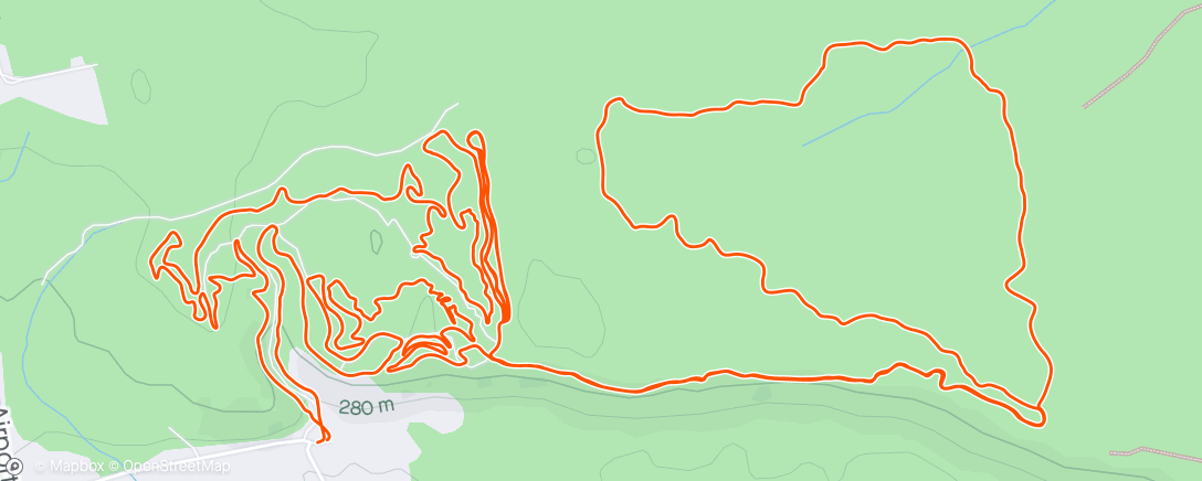 アクティビティ「Morning Mountain Bike Ride」の地図