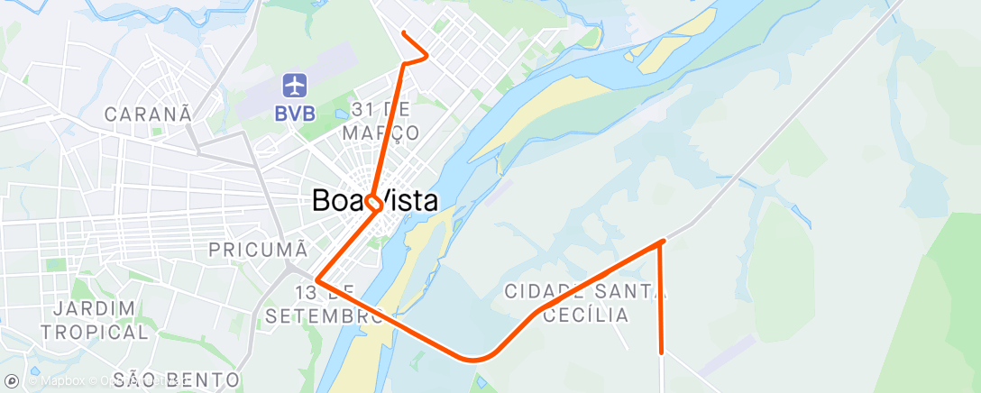 アクティビティ「Pedalada da tarde」の地図