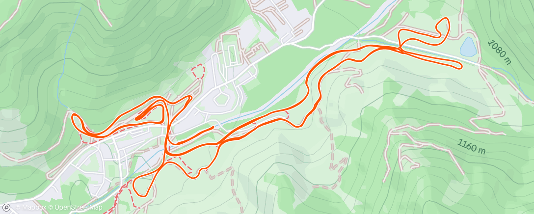 Map of the activity, Morning Nordic Ski