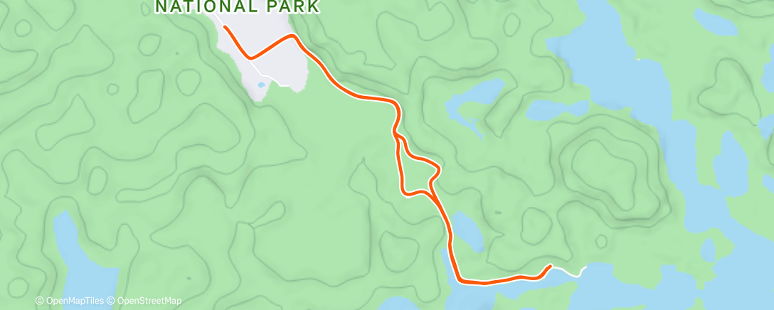 Карта физической активности (Fahrt am Nachmittag)