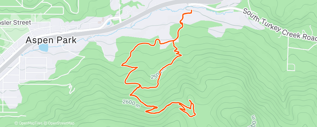 Map of the activity, Myers Ranch