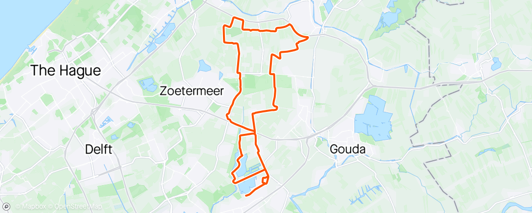 Map of the activity, Rondje met Henny
