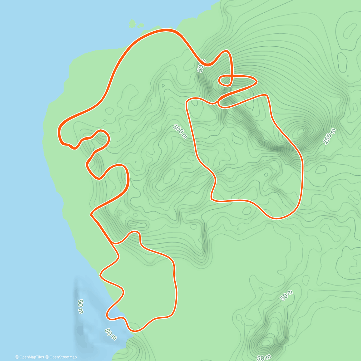 Map of the activity, Zwift - Loop de Loop in Watopia
