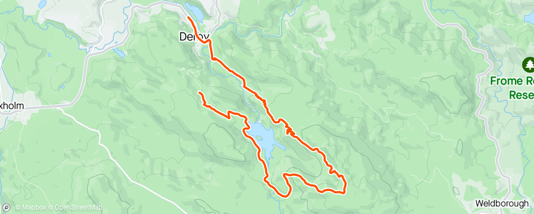 Map of the activity, Morning E-Bike Ride