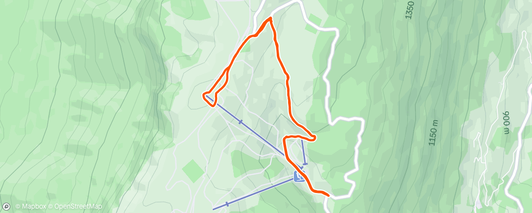 Map of the activity, Balade glaciale au Semnoz avec Justine et Naska 🥶