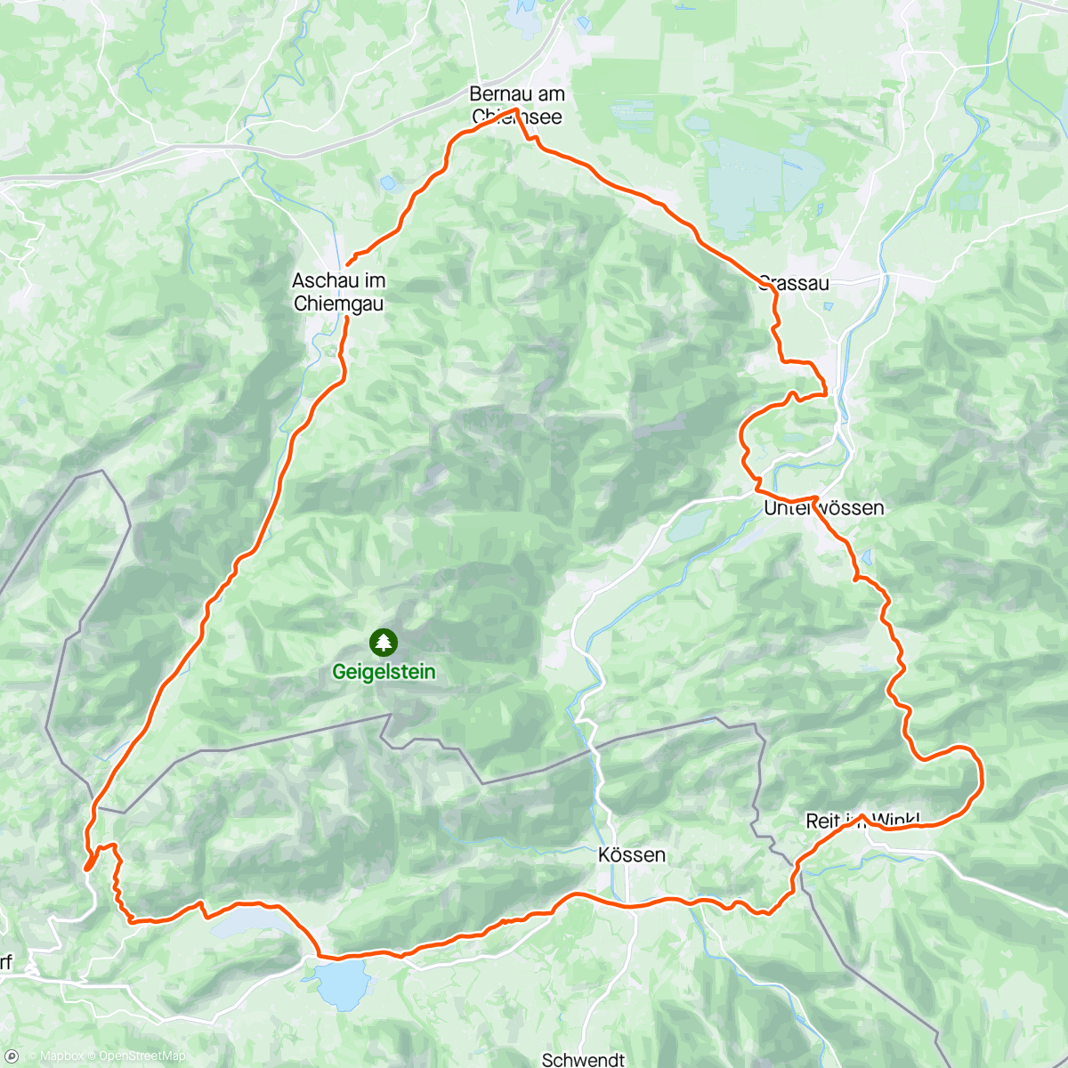 Map of the activity, Eine schöne Runde mit Silvio