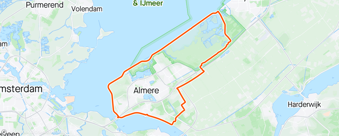 Map of the activity, Almere
