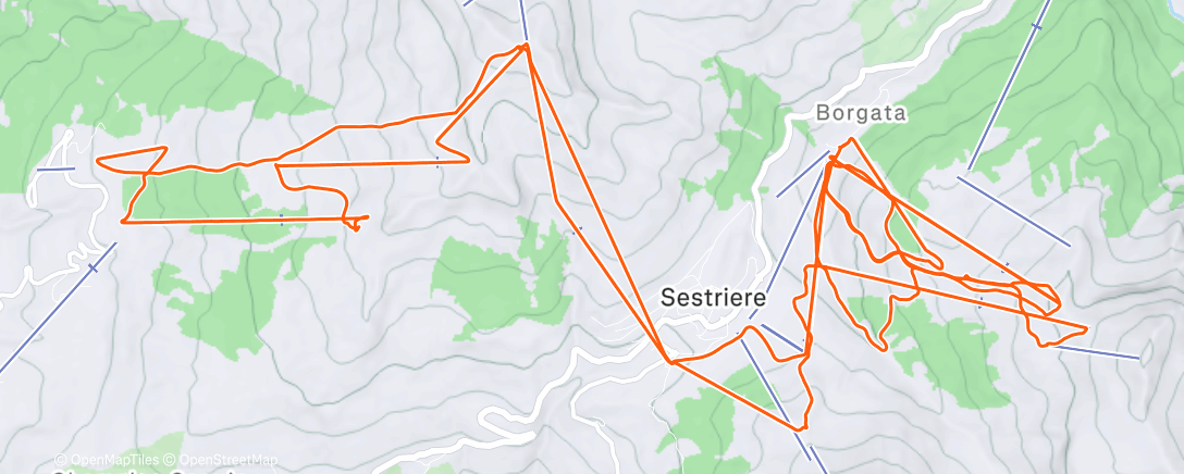 Карта физической активности (Family Alpine Ski)