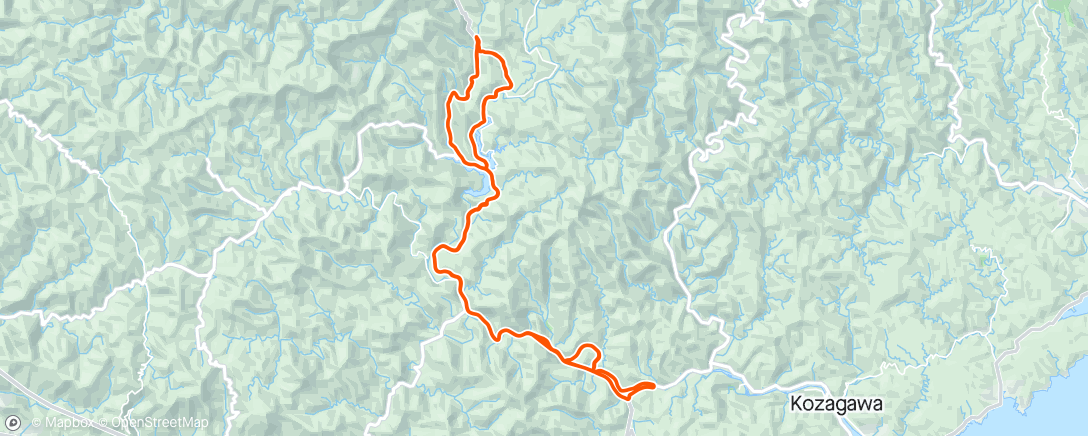 Map of the activity, Tour de kumano. Stage 1