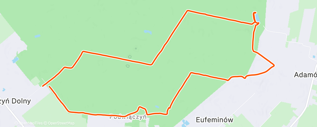 Map of the activity, Lunch Walk