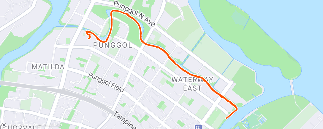 Map of the activity, 삼삼영 : 8km