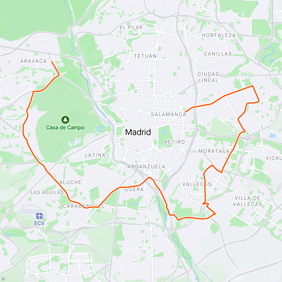 Map of the activity, ROUVY - La Vuelta 2023 | Stage 21 - Madrid