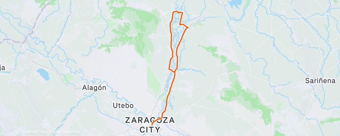 Map of the activity, La clásica de los miércoles con Borja 🌧️