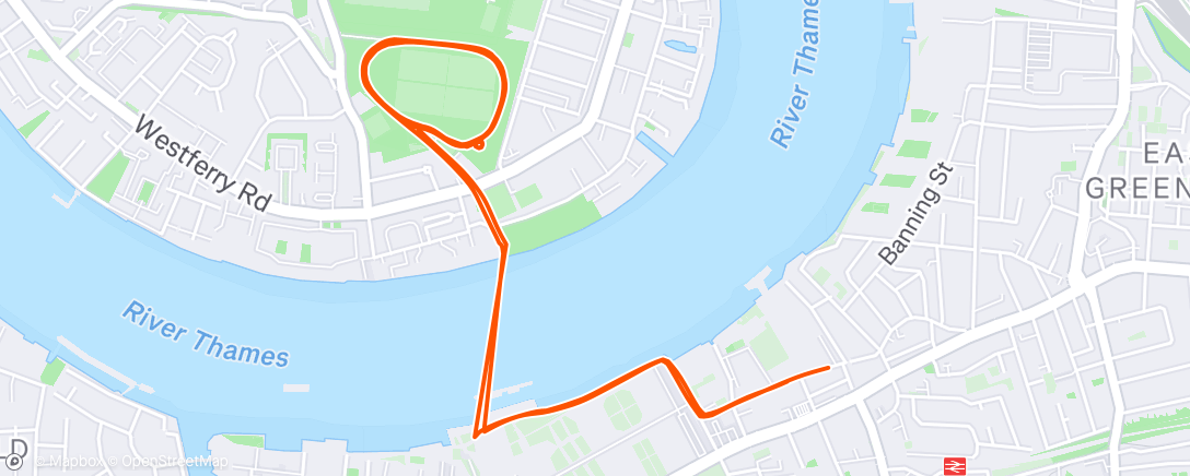 Mappa dell'attività Morning session: 2km w/u, 2*6(400/200/200), 2km c/d