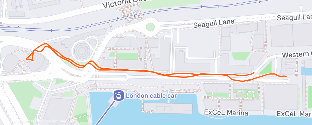 Map of the activity, Impromptu short run