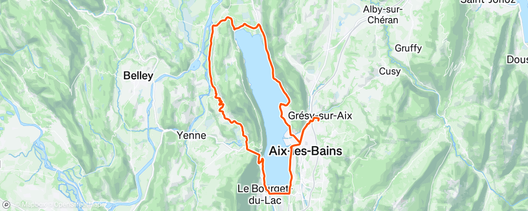 Map of the activity, 2h30 : Avec le Grand Peloso un jour de repos ! 💪