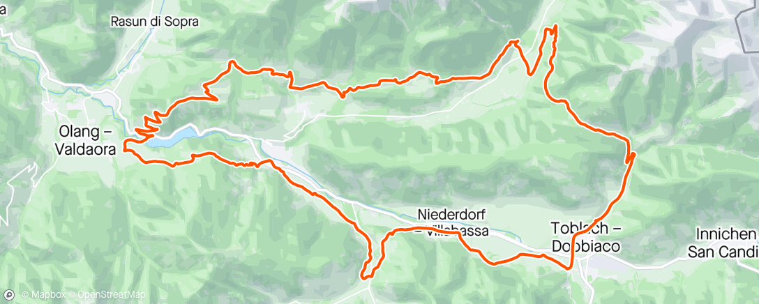 Map of the activity, E-Bike-Fahrt am Nachmittag