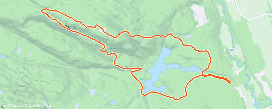 Mapa de la actividad, Vestre Ulvskollen og innom Glaser gruva med Hogne 🥰
